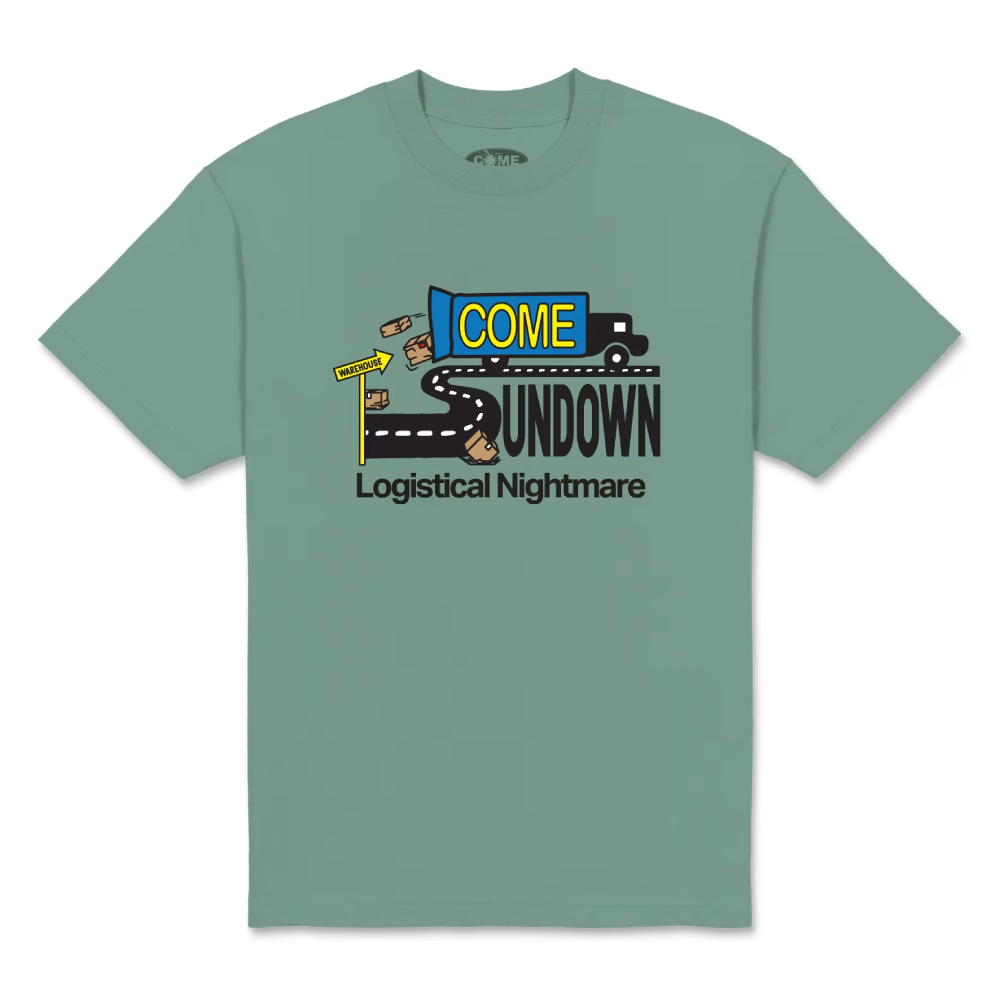Come Sundown Logistics T-Shirt Sage