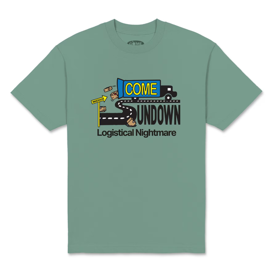 Come Sundown Logistics T-Shirt Sage