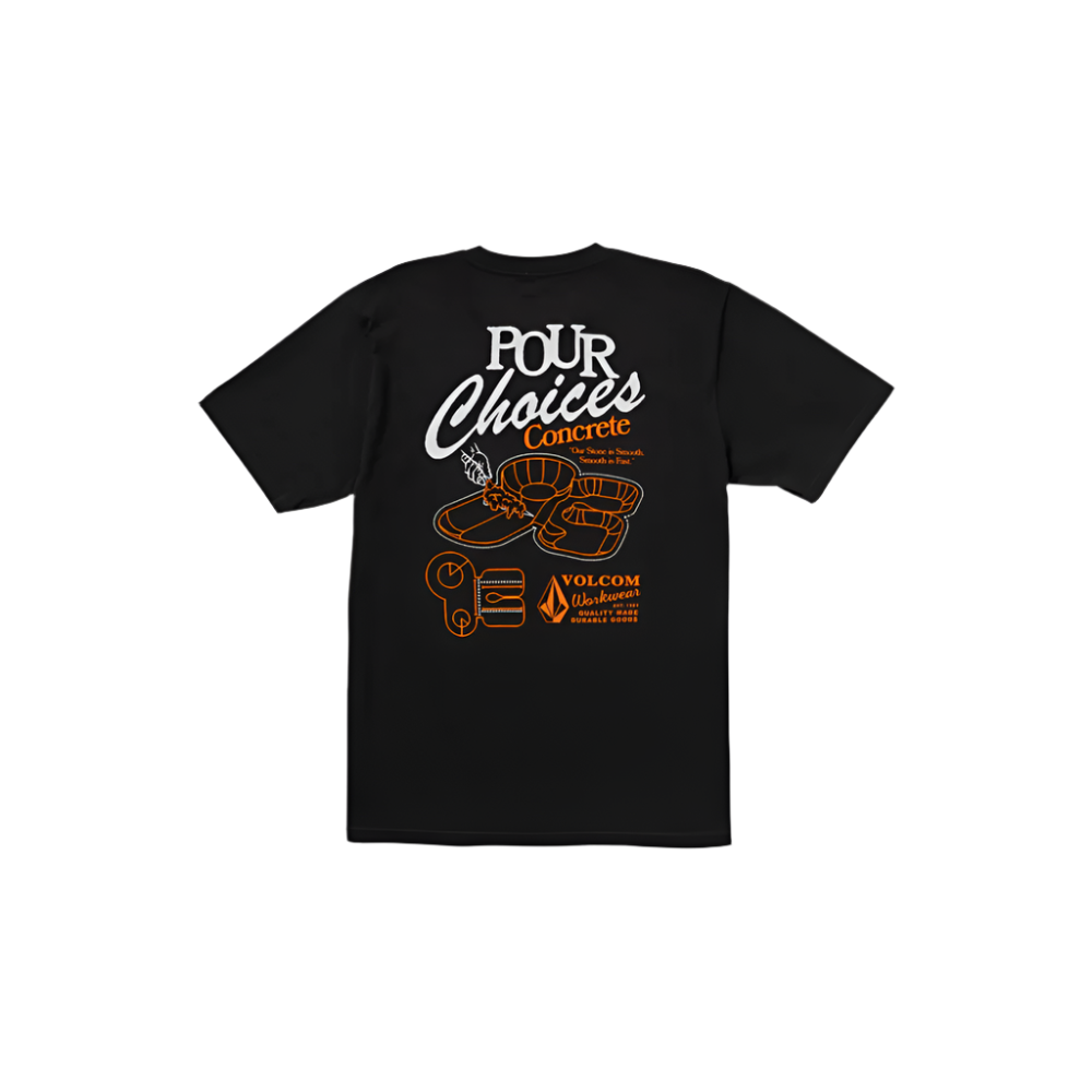 Volcom Pour Choices T-Shirt Black