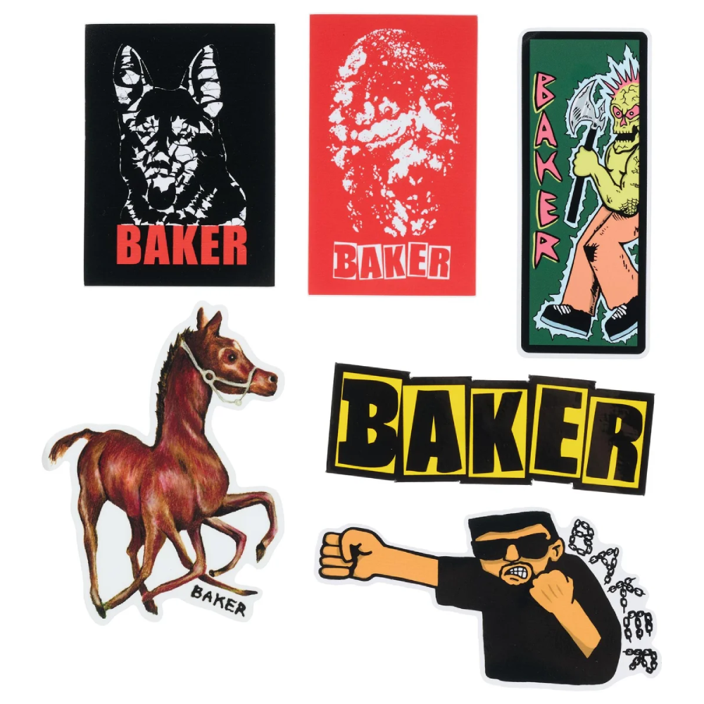 Baker Bad Dawg Stickers Assorted