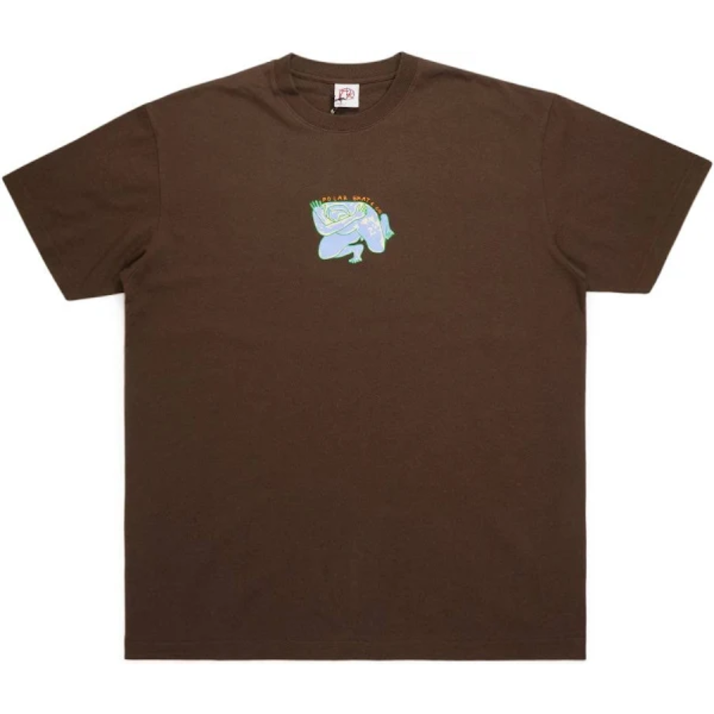 Polar Shy Bow T-Shirt Brown