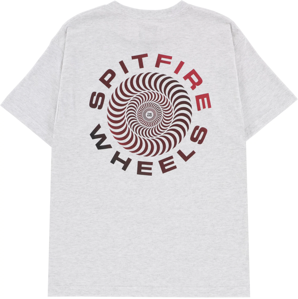 Spitfire Classic '87 Swirl Fade Fill T-Shirt Ash