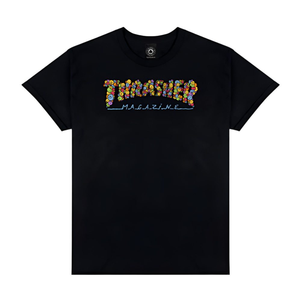 Thrasher Smile T-Shirt Black