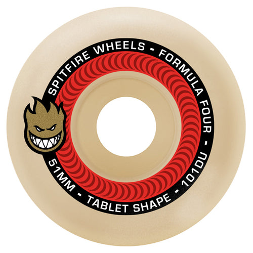 Spitfire Formula Four 101 Tablet Shaped Wheels 54mm