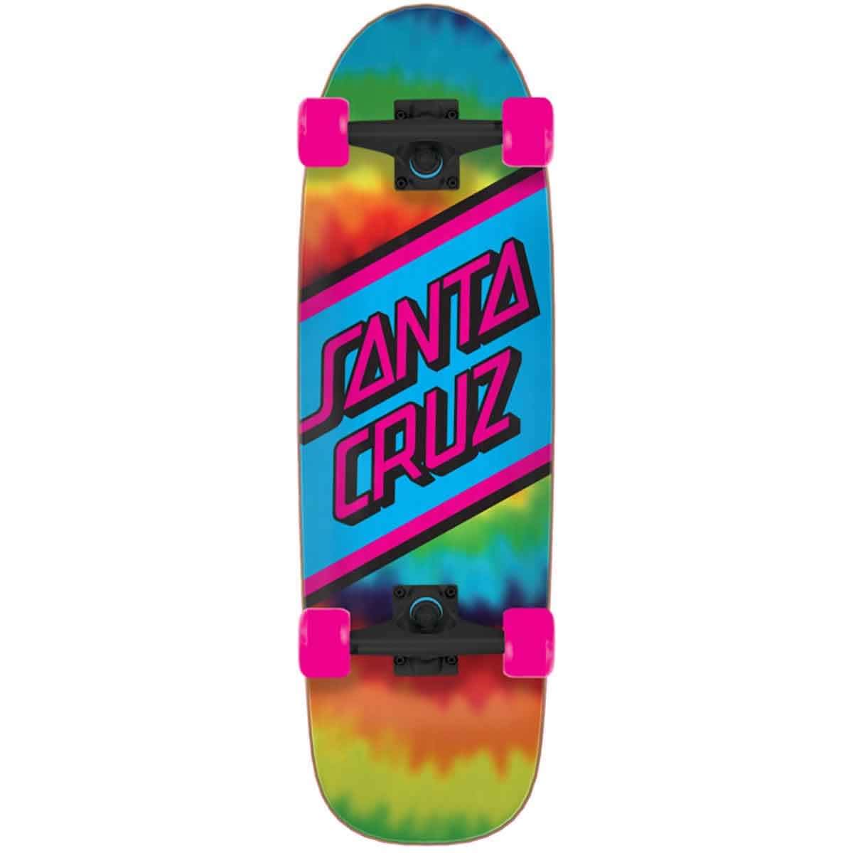 Santa Cruz Rainbow Tie Dye Cruzer Complete 8.7