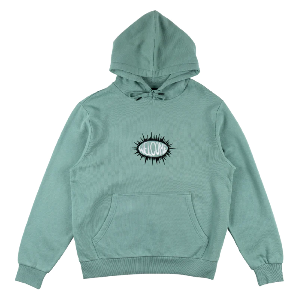 Welcome Burst Hoodie Petrol