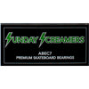 Sunday Hardware Co. Abec 7 Screamers Skateboard Bearings.