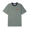 Butter Goods Gardens Stripe Tee Sage