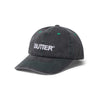 Butter Goods Rounded Logo 6 Panel Washed Black