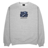 Pass Port Master~Sound Embroidered Sweater Ash Grey