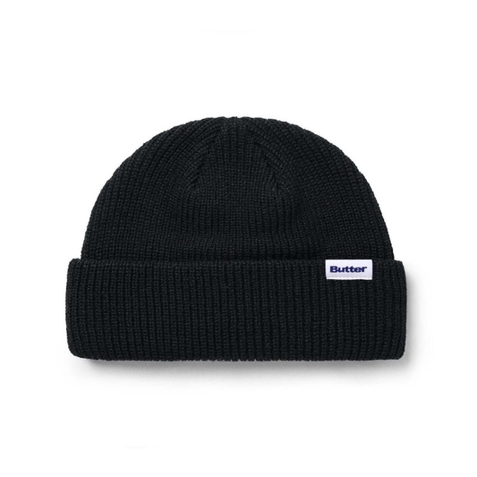 Butter Goods Wharfie Beanie Black