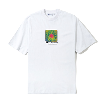 【BUTTER GOODS】 Tempo Logo Tee, White Tempo Logo Tee, White – Butter Goods