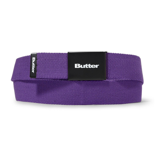 Butter Goods Logo Woven Belt Purple