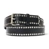 Butter Goods Leather Studded Belt Black