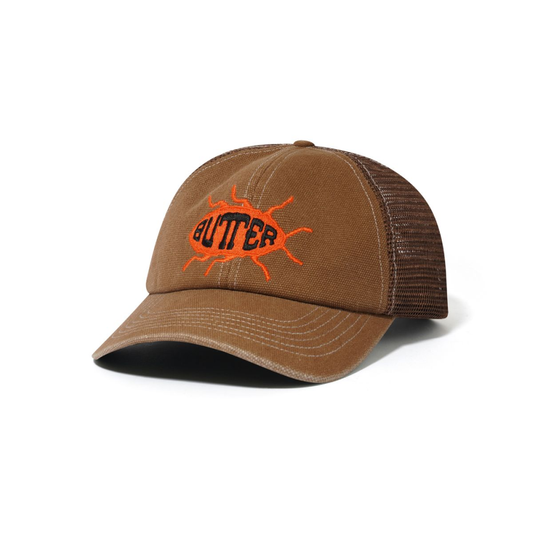 Butter Goods Roach Trucker Hat Chocolate