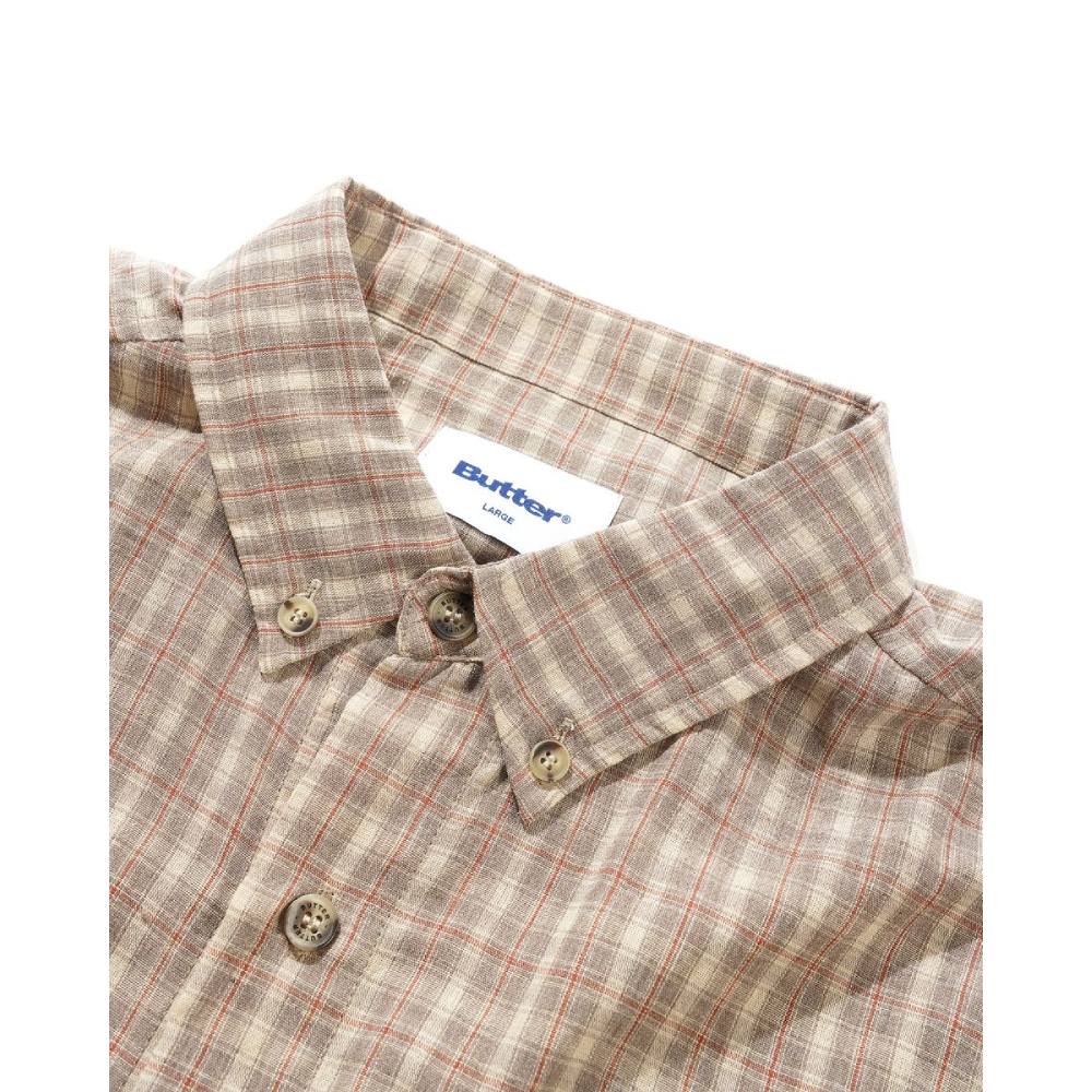 Butter Goods Witness S/S Shirt Taupe