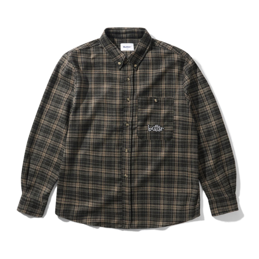 Butter Goods Connection Shirt Black/Taupe