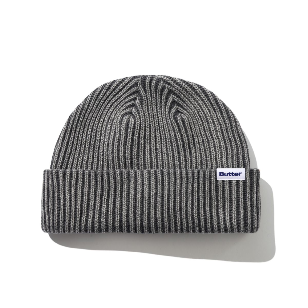 Butter Goods Bleached Wharfie Beanie Black