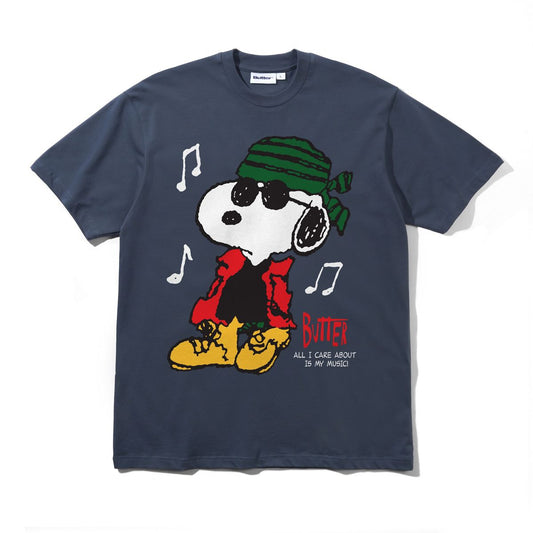 Butter Goods X Peanuts Goods Music T-Shirt Slate