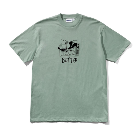 Butter Goods Channel T-Shirt Dull Mint