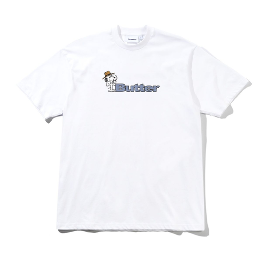 Butter Goods X Peanuts Spike Logo T-Shirt White