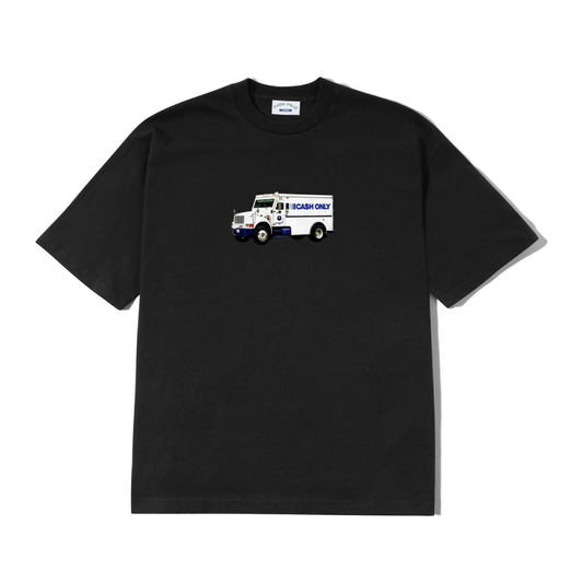 Cash Only Money Truck T-Shirt Black