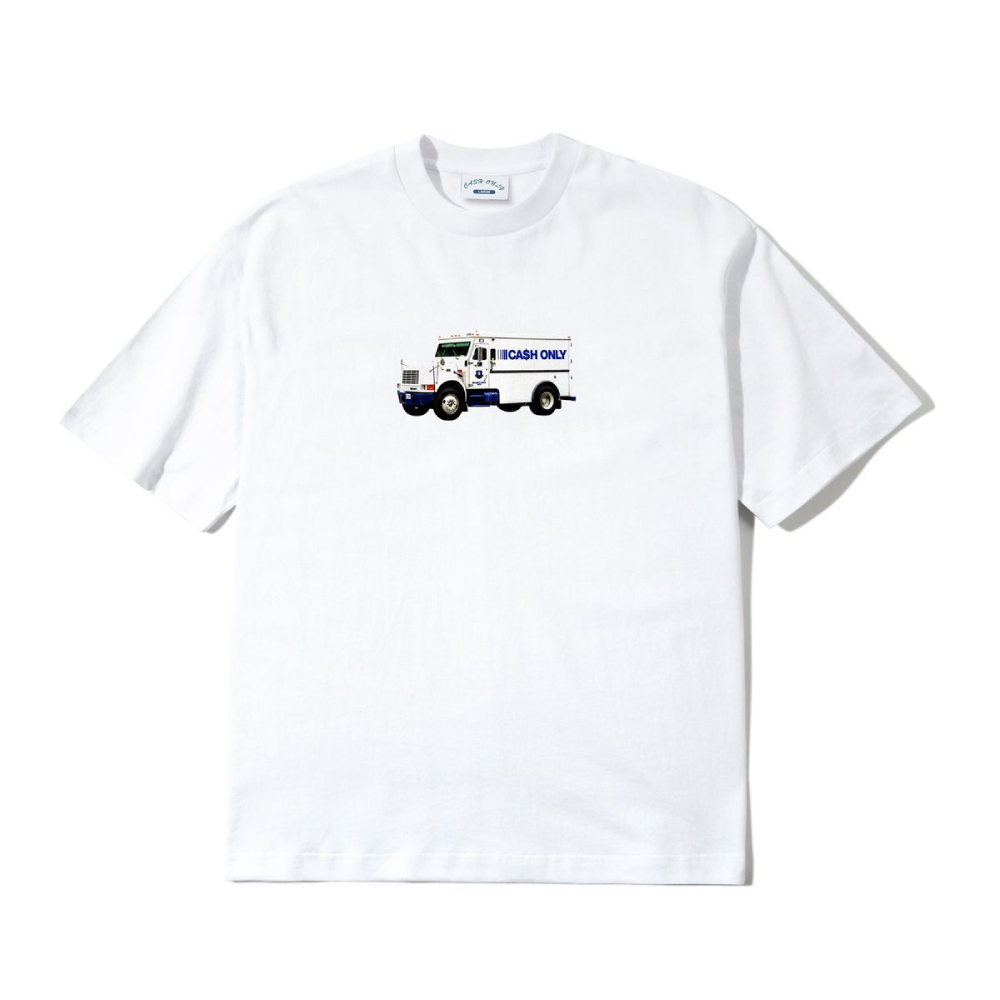 Cash Only Money Truck T-Shirt White