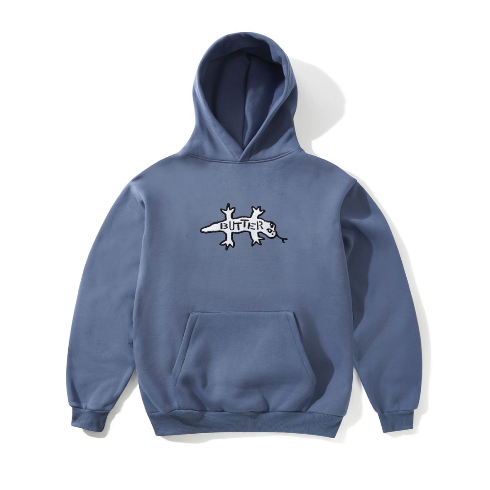 Butter Goods Reptile Pullover Hood Denim