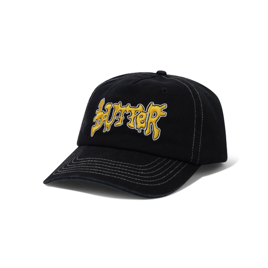 Butter Goods Blotch 5 Panel Cap Black