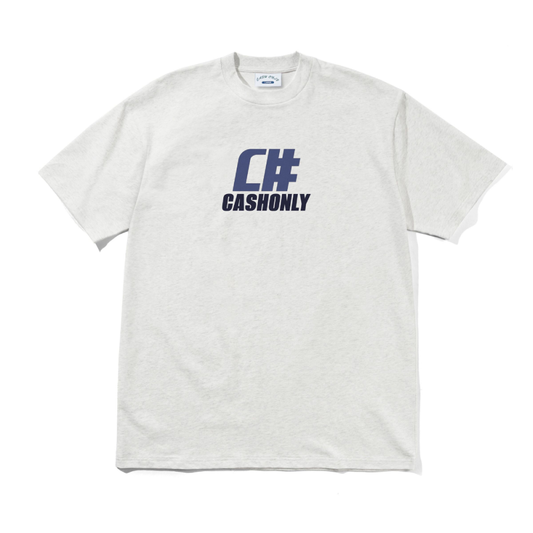 Cash Only Numeric T-Shirt Ash
