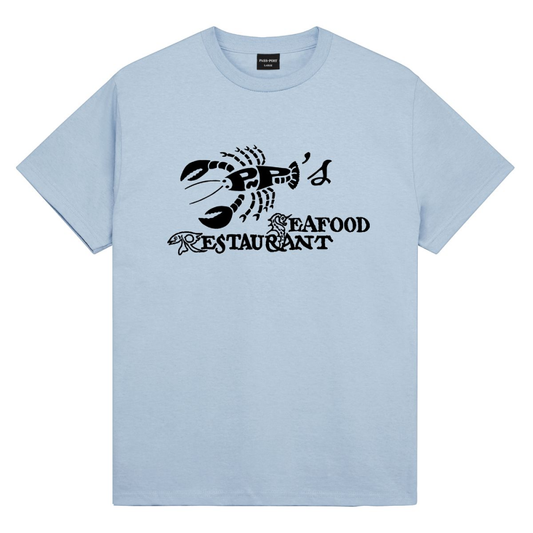 Pass~Port Seafood Staff T-Shirt Stonewash Blue