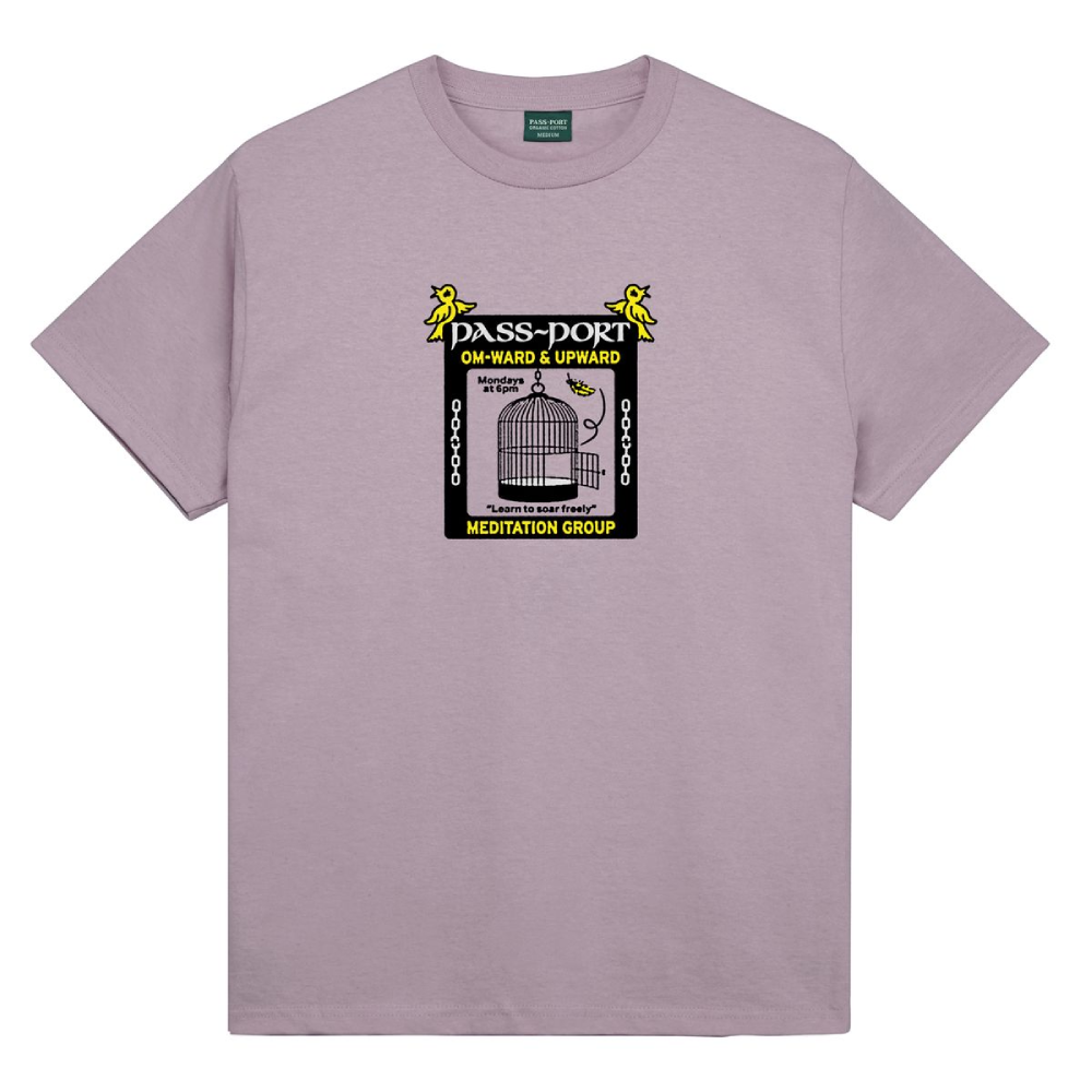 Pass~Port Transcendental Organic Cotton T-Shirt Dusty Lilac