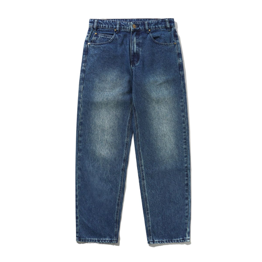 Butter Goods Straight Leg Denim Jeans Distressed Indigo