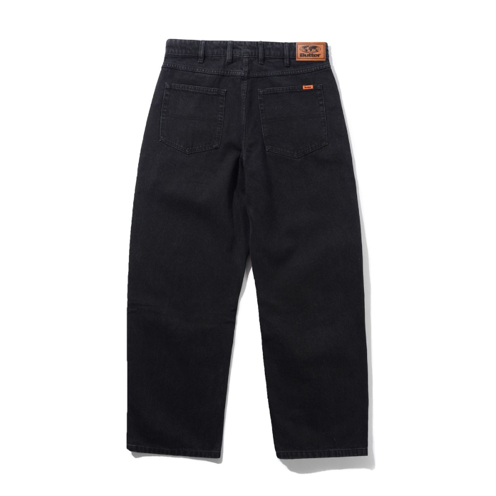 Butter Goods Relaxed Fit Denim Jeans Flat Black