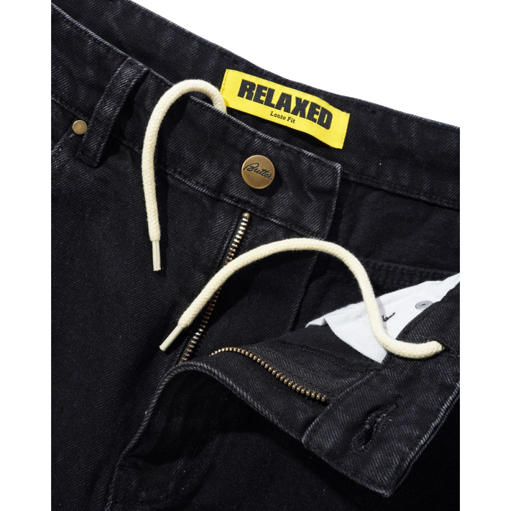 Butter Goods Relaxed Fit Denim Jeans Flat Black