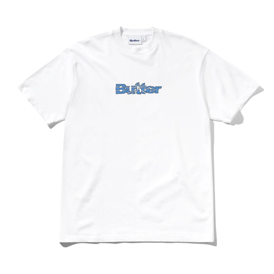 Butter Goods Smashed Logo T-Shirt White