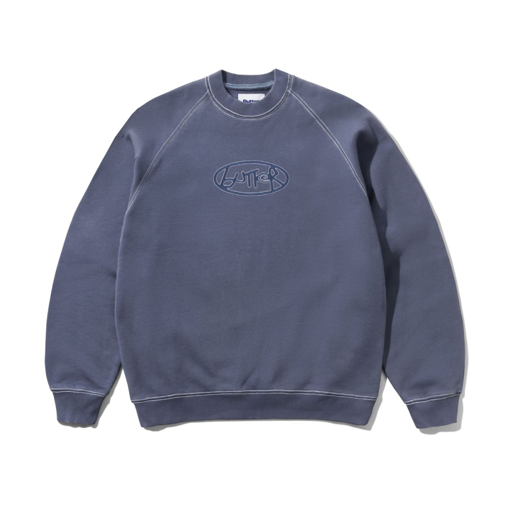 Butter Goods Abseil Crewneck Washed Navy