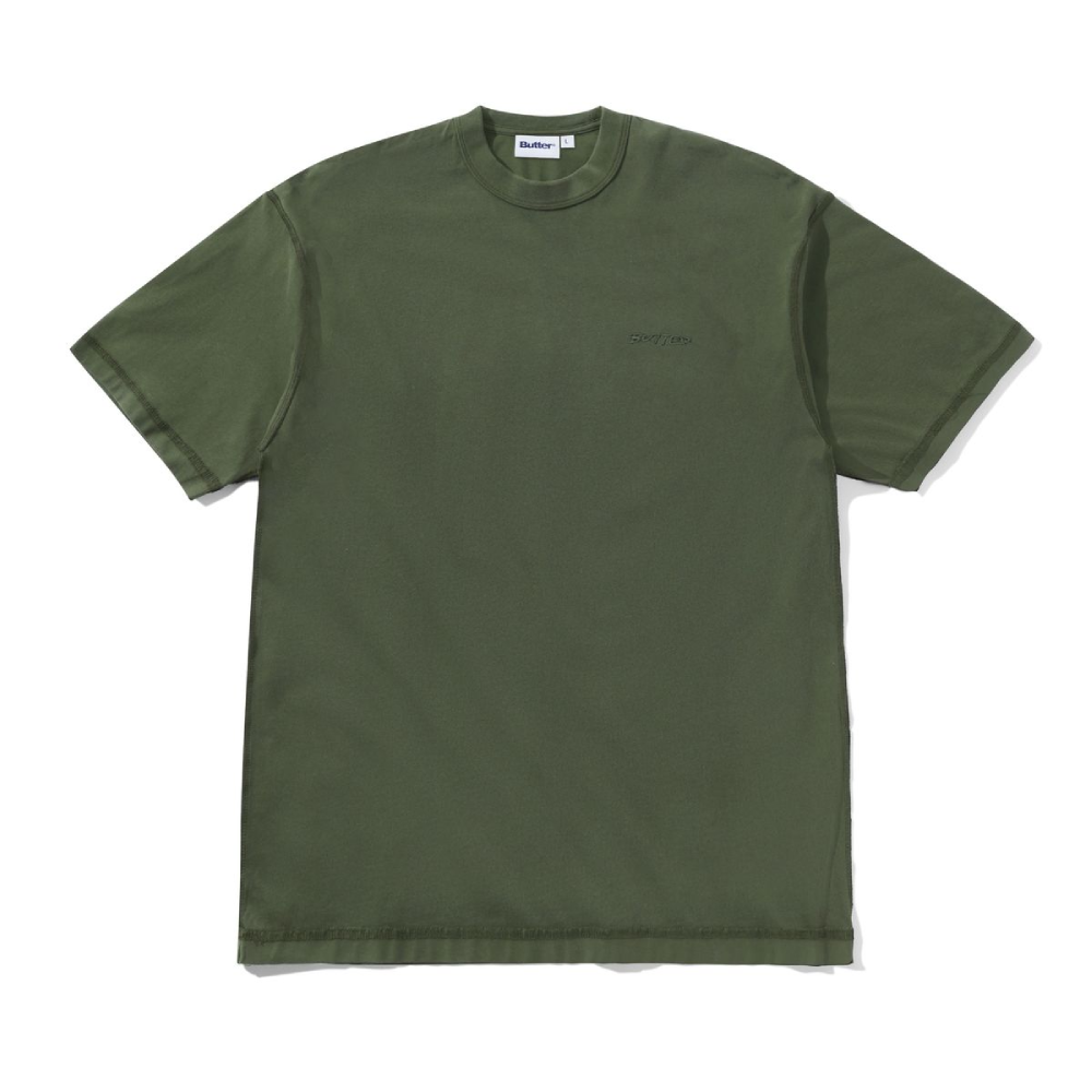 Butter Goods Inside Out T-Shirt Washed Army
