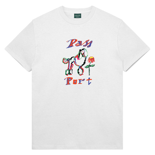 Pass~Port Poodle Organic T-Shirt White