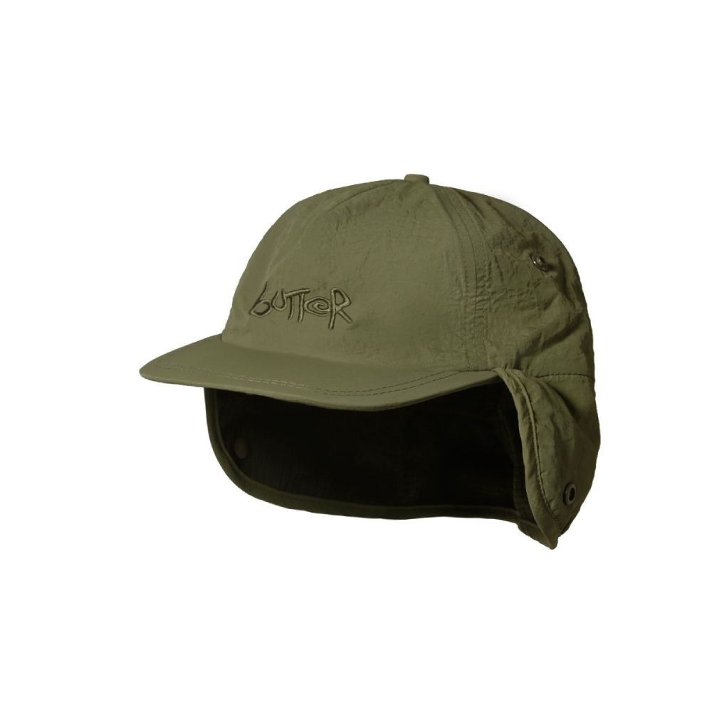 Butter Goods Abseil Earflap Cap Army