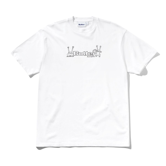 Butter Goods x Daniel Johnston Frog Logo T-Shirt White