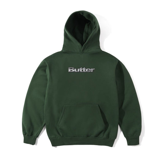 Butter Goods Alloy Logo Pullover Hood Bottle Green