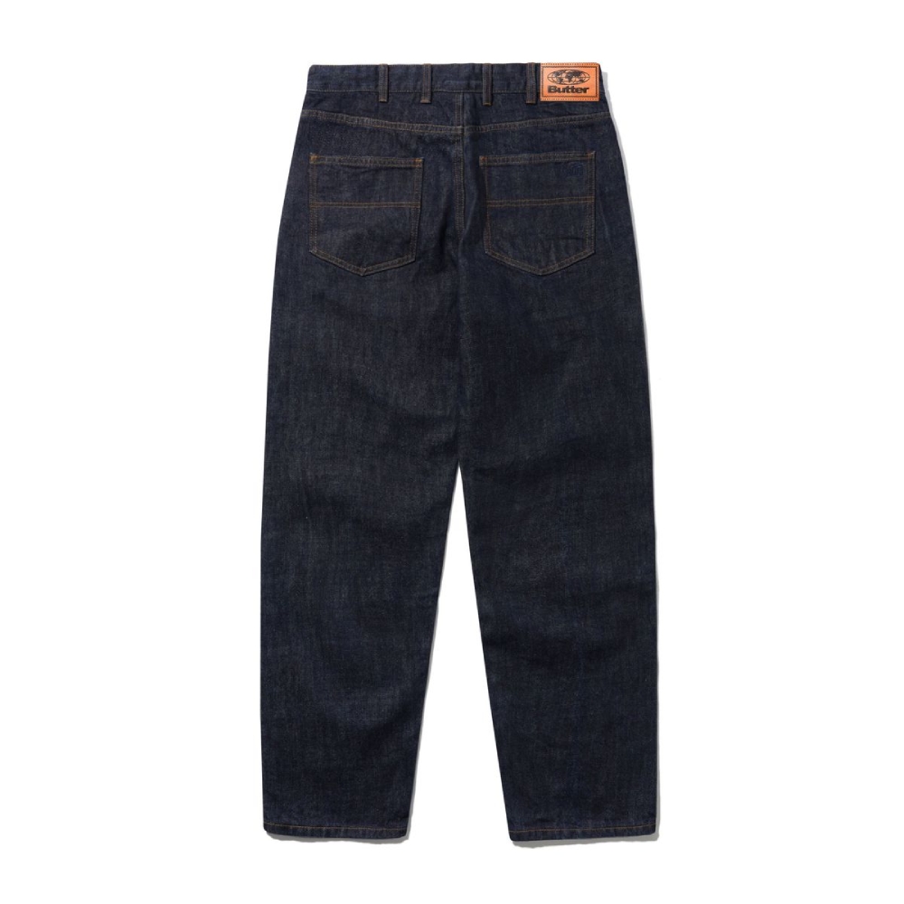 Butter Goods Straight Leg Denim Jeans Selvedge Blue