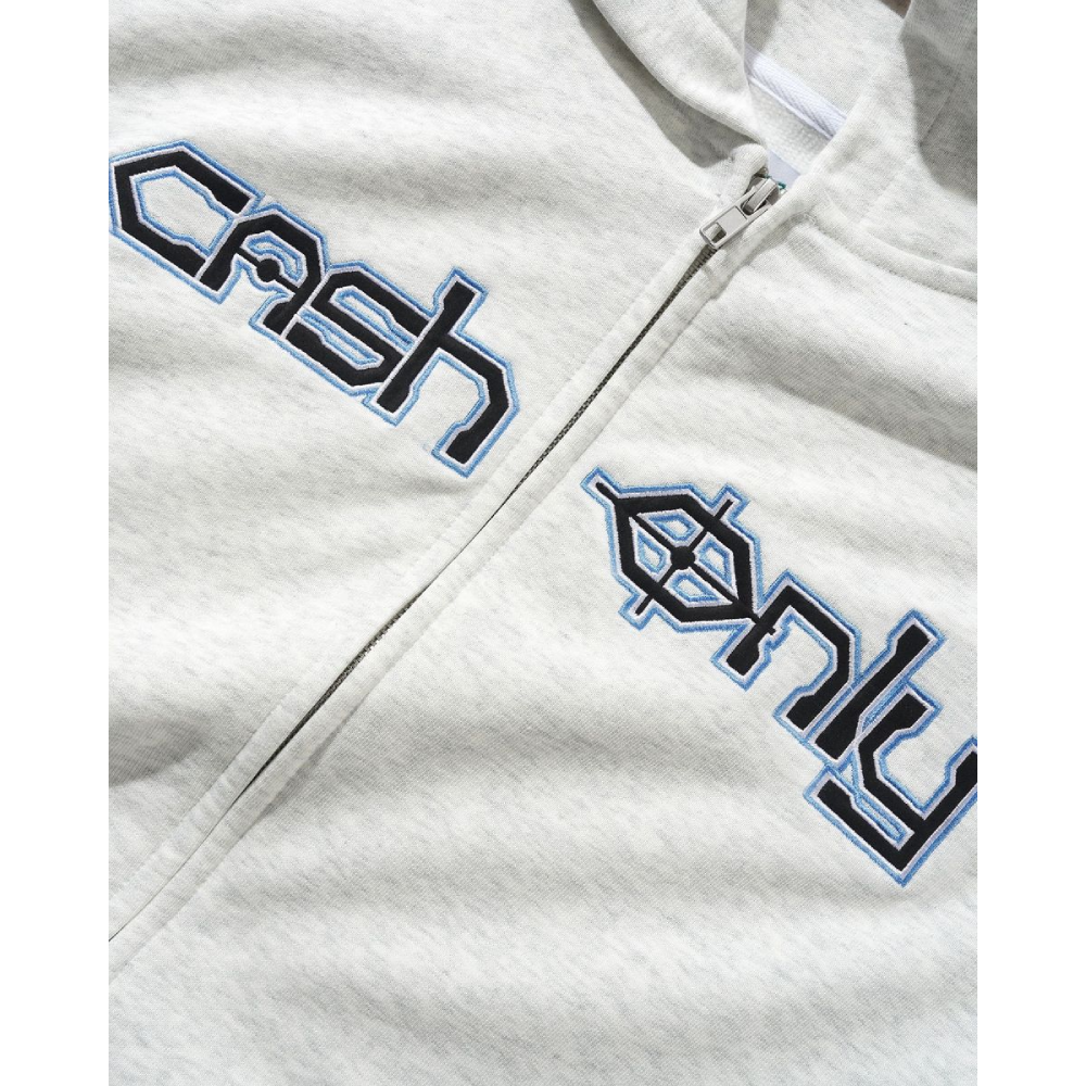 Cash Only Protocol Zip-Thru Hood Ash