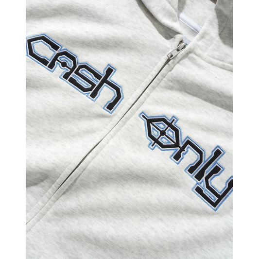 Cash Only Protocol Zip-Thru Hood Ash