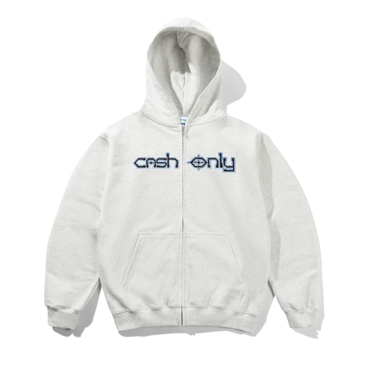 Cash Only Protocol Zip-Thru Hood Ash