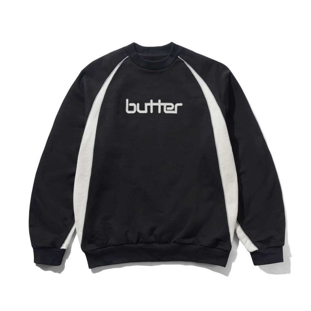 Butter Goods Match Crewneck Black