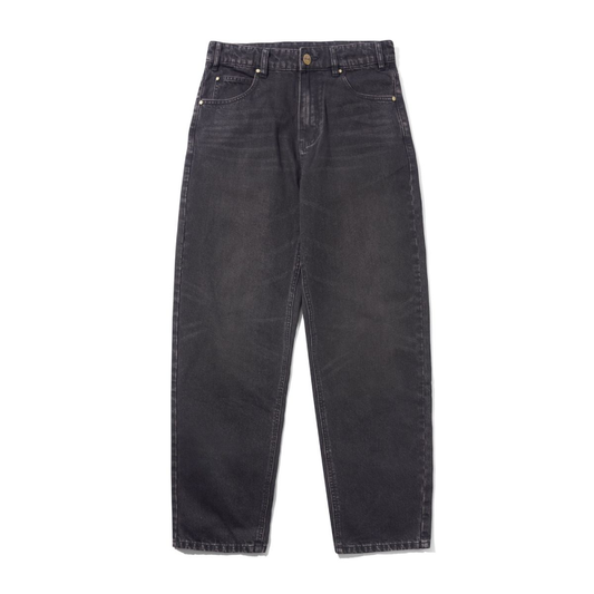 Butter Goods Straight Leg Denim Jeans Tinted Black