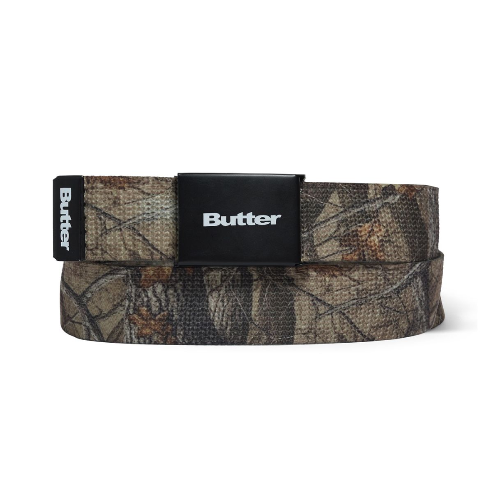 Butter Goods Logo Woven Belt Camo