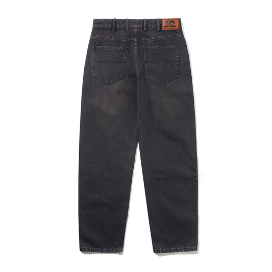 Butter Goods Straight Leg Denim Jeans Tinted Black